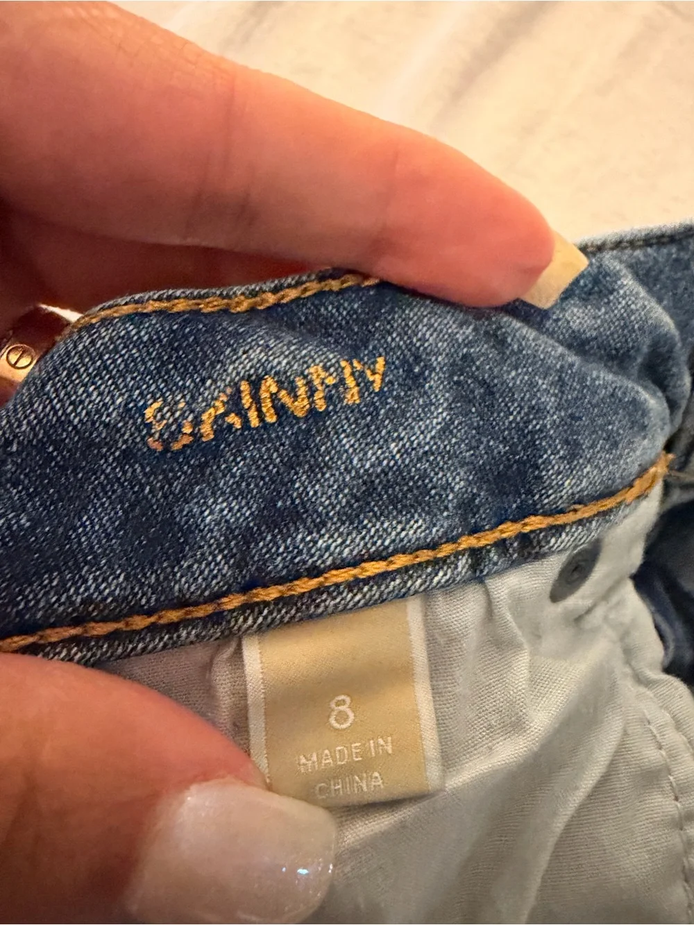 Michael Kors Skinny Women's Blue Denim Jeans - size: 8